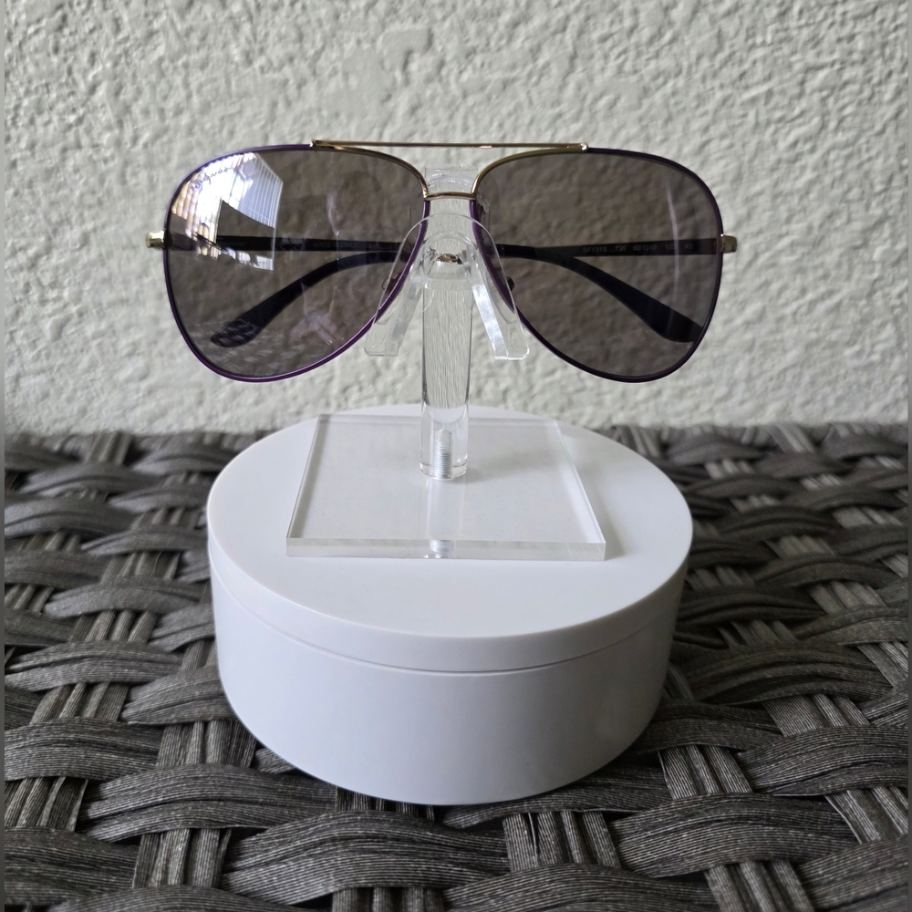 Salvatore Ferragamo Purple Aviators 💜